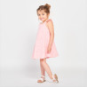 Robe dos croisé en broderie anglaise pour bébé fille