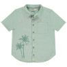 Chemise manches courtes avec print palmiers fantaisie pour g