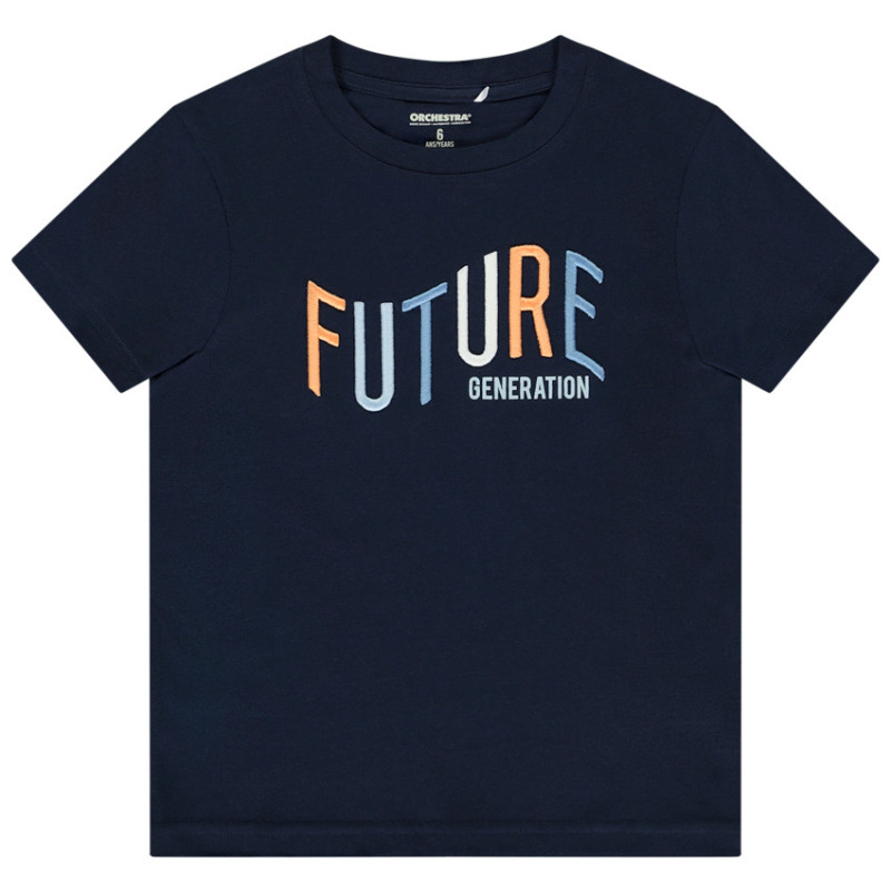 T-shirt manches courtes à broderie 3D garçon