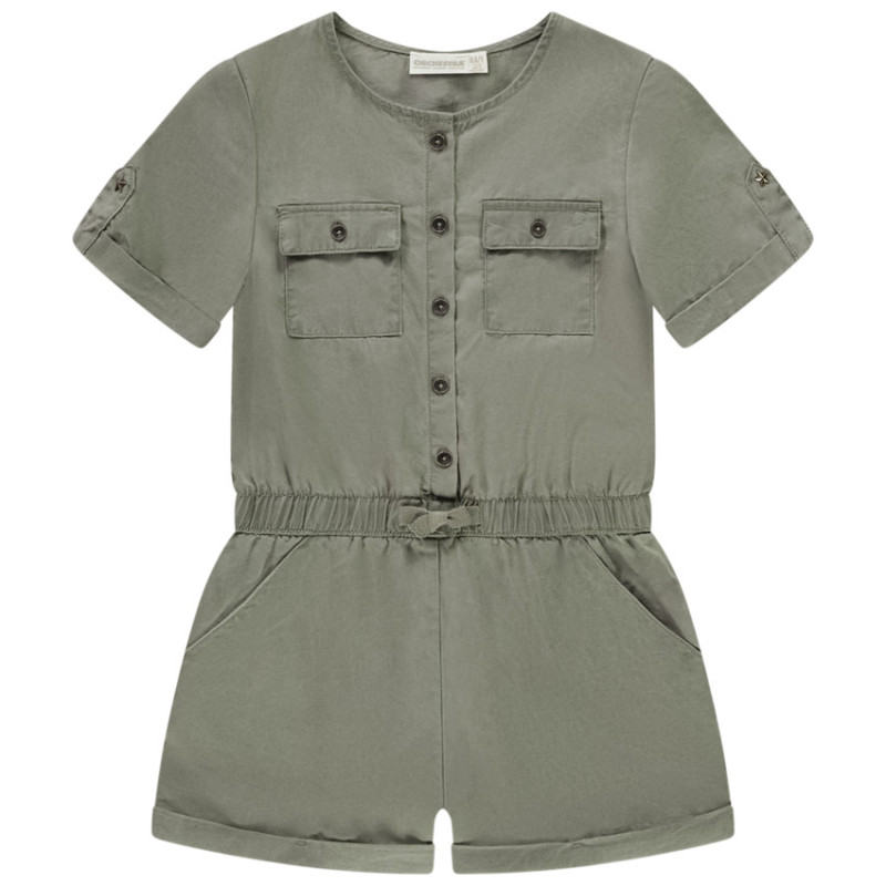 Combishort fluide à poches fille