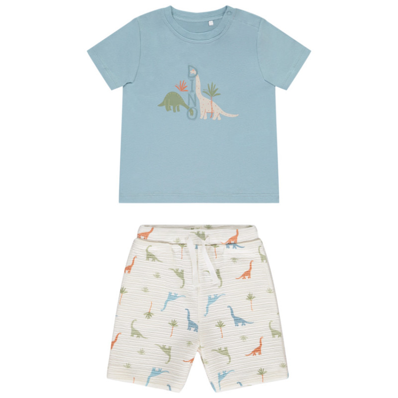 Ensemble 2 pièces motifs dinosaures pour bébé garçon