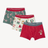 Lot de 3 boxers de Noël garçon