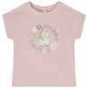 T-shirt manches courtes print pailleté licorne pour bébé fil