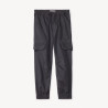 Pantalon jogger en twill uni garçon