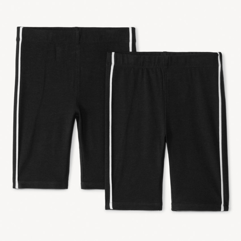 Lot de 2 caleçons cycliste unis fille
