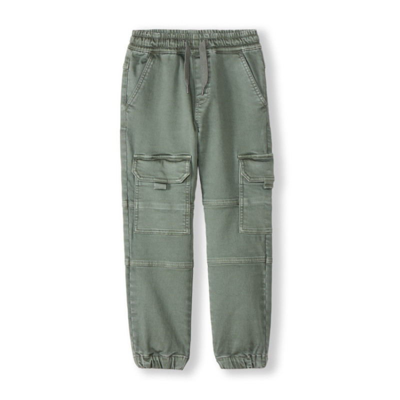 Jean jogger style cargo uni à poches garçon