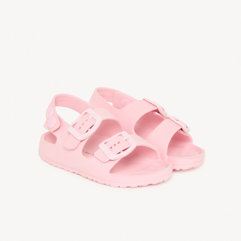 Sandales de plage souples à boucles pour bébé fille
