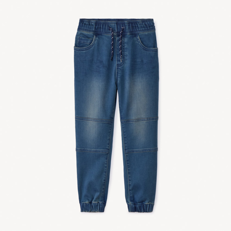Jean jogger effet délavé garçon