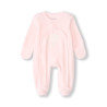 Dors-bien en velours patch montgolfière pour bébé fille prém