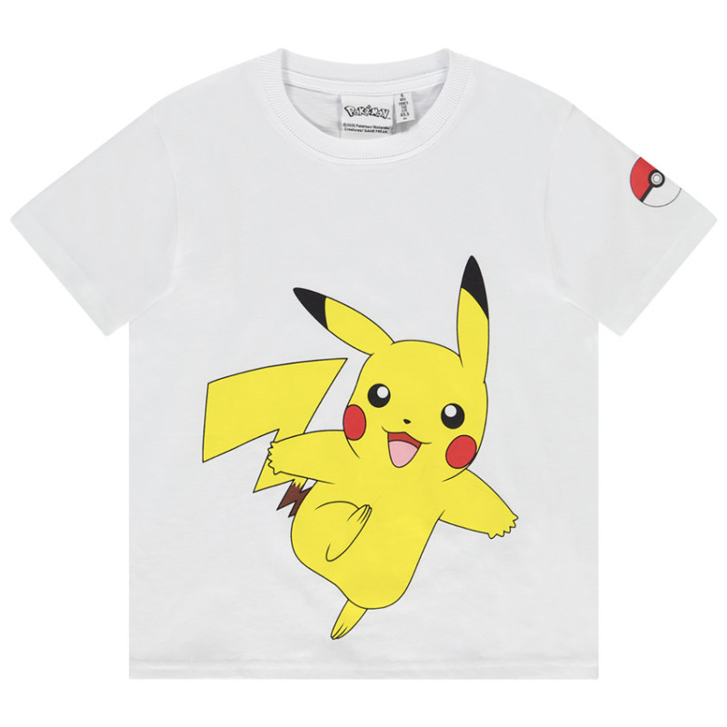 T-shirt manches courtes Pikachu Pokémon garçon