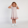 Robe manches courtes imprimé floral fille