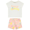 Set pyjama court motifs fruits fille