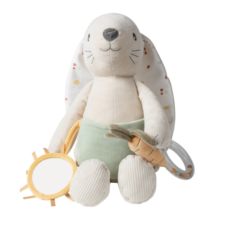 Peluche d'activités lapin La Vie à la Ferme