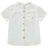 Chemise manches courtes à palmier brodé pour bébé garçon