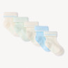 Lot de 5 paires de chaussettes côtelées pour bébé garçon pré