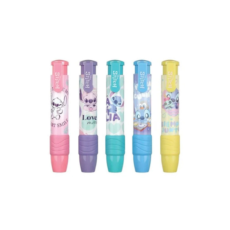 Gomme rétractable Stitch Disney (coloris aléatoire)