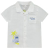 Chemise manches courtes loose prints Mykonos pour bébé garço