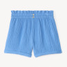Short uni en double gaze fille