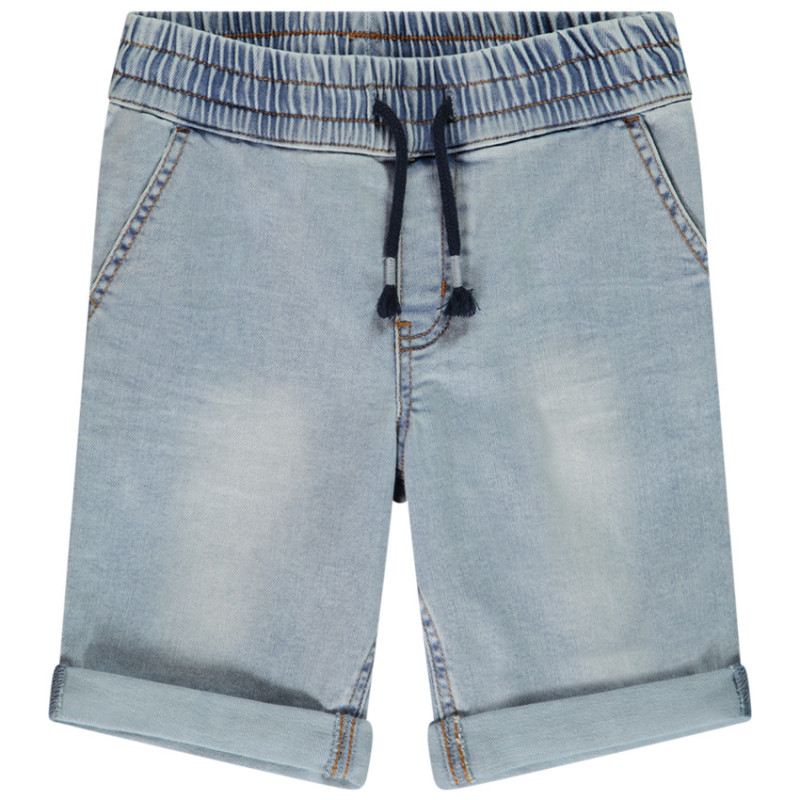 Bermuda effet jean à taille élastiquée garçon