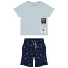Ensemble t-shirt manches courtes + short imprimé pour garçon