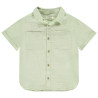 Chemise manches courtes fantaisie avec print garçon