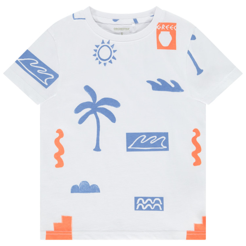 T-shirt manches courtes imprimé fantaisie garçon