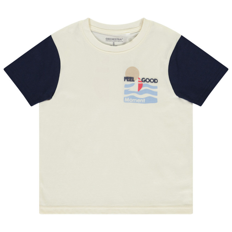 T-shirt manches courtes print voilier garçon