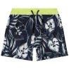 Short de bain imprimé feuillage garçon