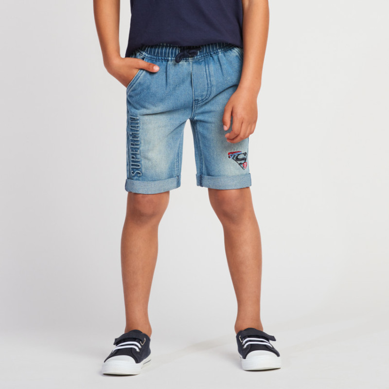 Bermuda effet jean Superman Warner garçon