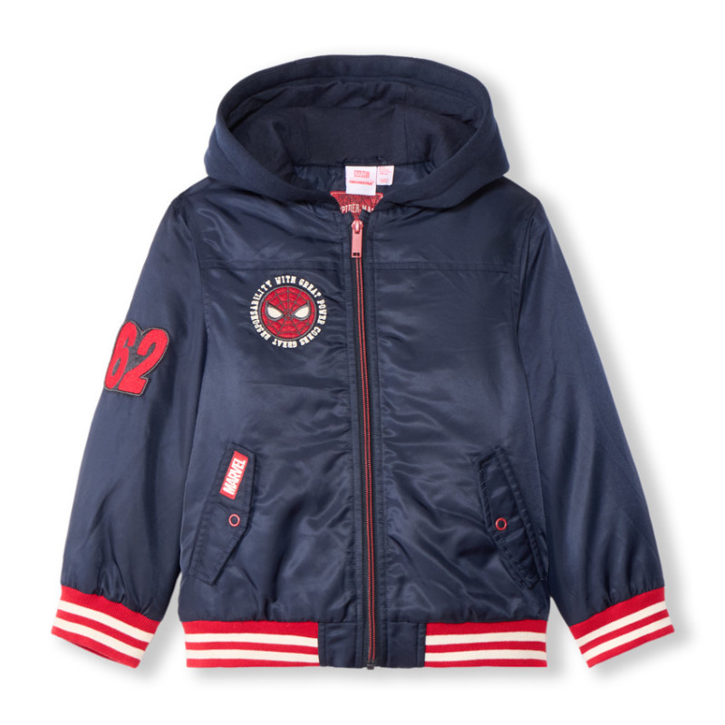 Blouson teddy à capuche Spider-Man Marvel garçon
