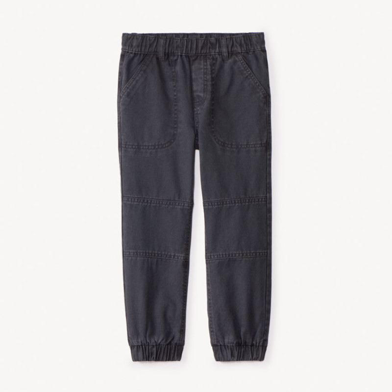 Jean inspiration cargo uni gris garçon