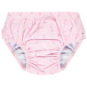 Culotte de bain couche imprimé avec volants pour bébé fille