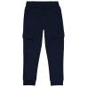 Jogging molleton uni à poches cargo garçon