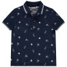 Polo manches courtes imprimé surf garçon