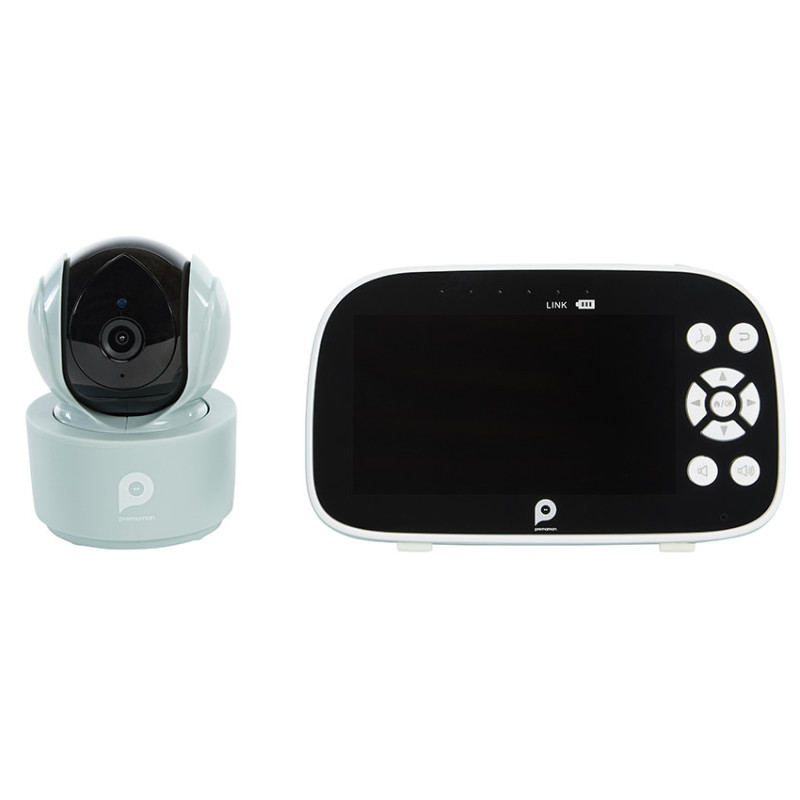 Babyphone vidéo Ojo avec caméra rotative vert d'eau