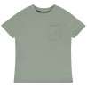 T-shirt manches courtes uni avec poche garçon