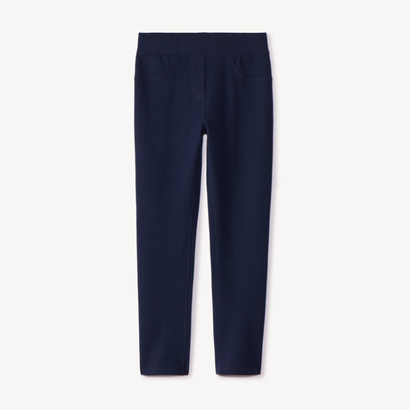 Jegging en molleton uni fille