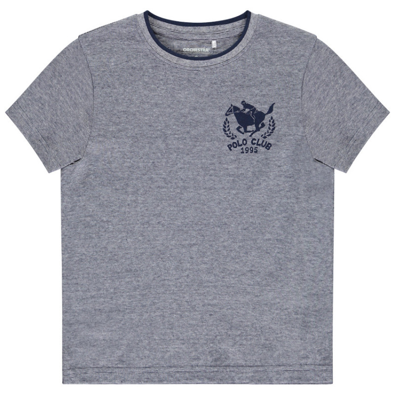 T-shirt manches courtes chiné fantaisie garçon