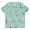 T-shirt manches courtes imprimé feuilles/palmiers garçon