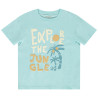 T-shirt manches courtes puff print textuel garçon