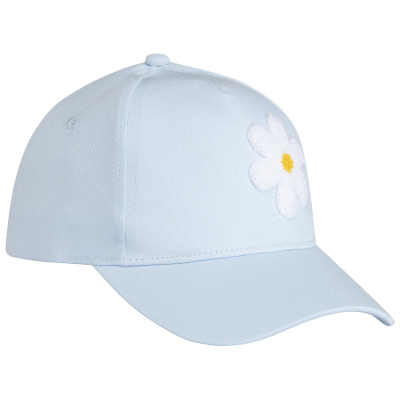 Casquette à patch fleur effet bouclettes 3D pour fille