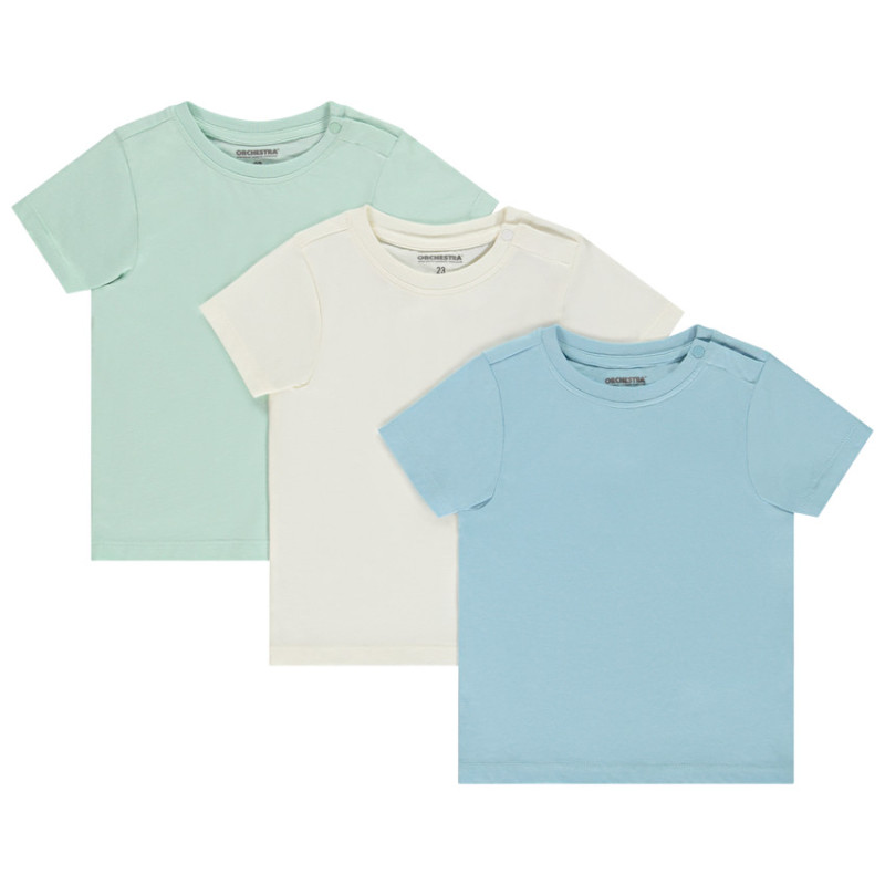 Lot de 3 t-shirts manches courtes print gomme pour bébé garç