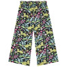 Pantalon large à smock imprimé jungle pour bébé fille