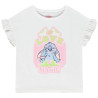 T-shirt manches courtes volantées Stitch Disney fille