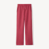 Jogging large en molleton avec bandes latérales fille