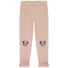 Legging uni avec print Minnie Disney aux genoux fille