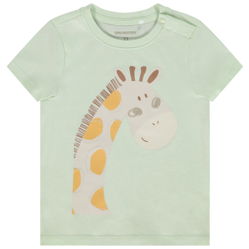 T-shirt manches courtes print animal pour bébé garçon