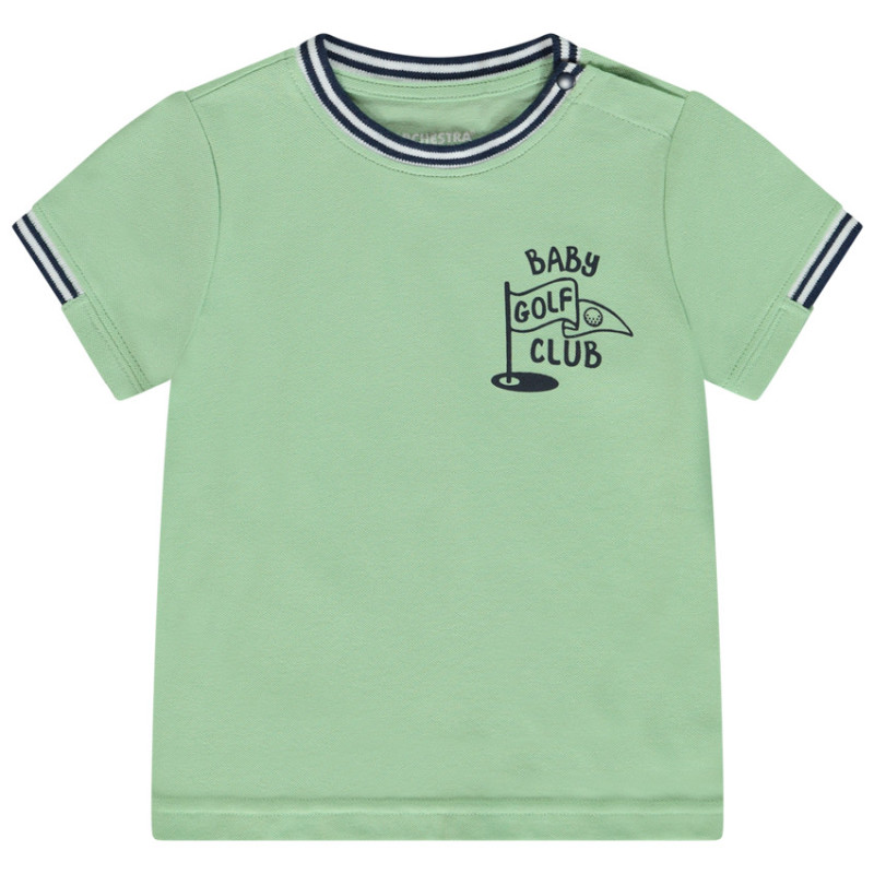 T-shirt manches courtes esprit polo pour bébé garçon