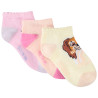 Lot de 3 paires de chaussettes courtes Pat'Patrouille fille