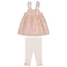 Ensemble 2 pièces avec tunique papillons pour bébé fille